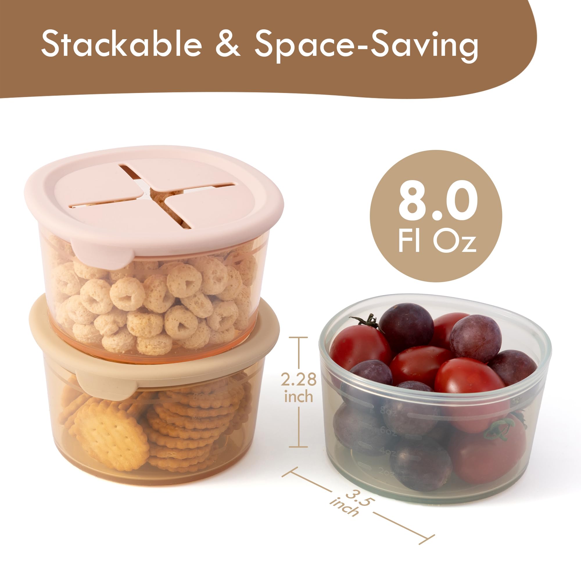 Moonkie unbreakable silicone is BPA-free and durable for busy days.
