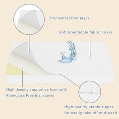 Moonlightfamily high-density foam demonstrates firm support for restful sleep.