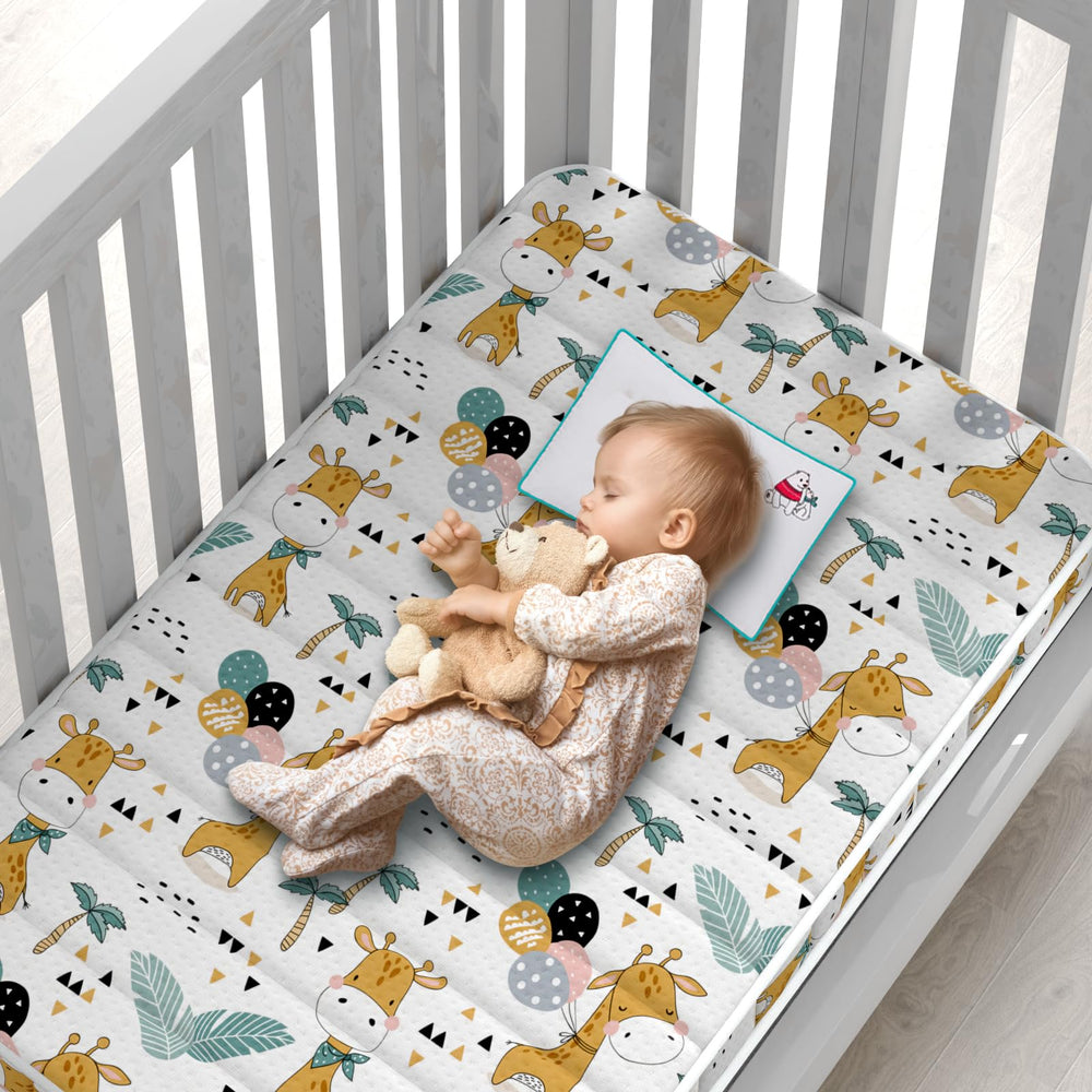 Moonlightfamily mini mattress with giraffe cover adds playful, cozy comfort.