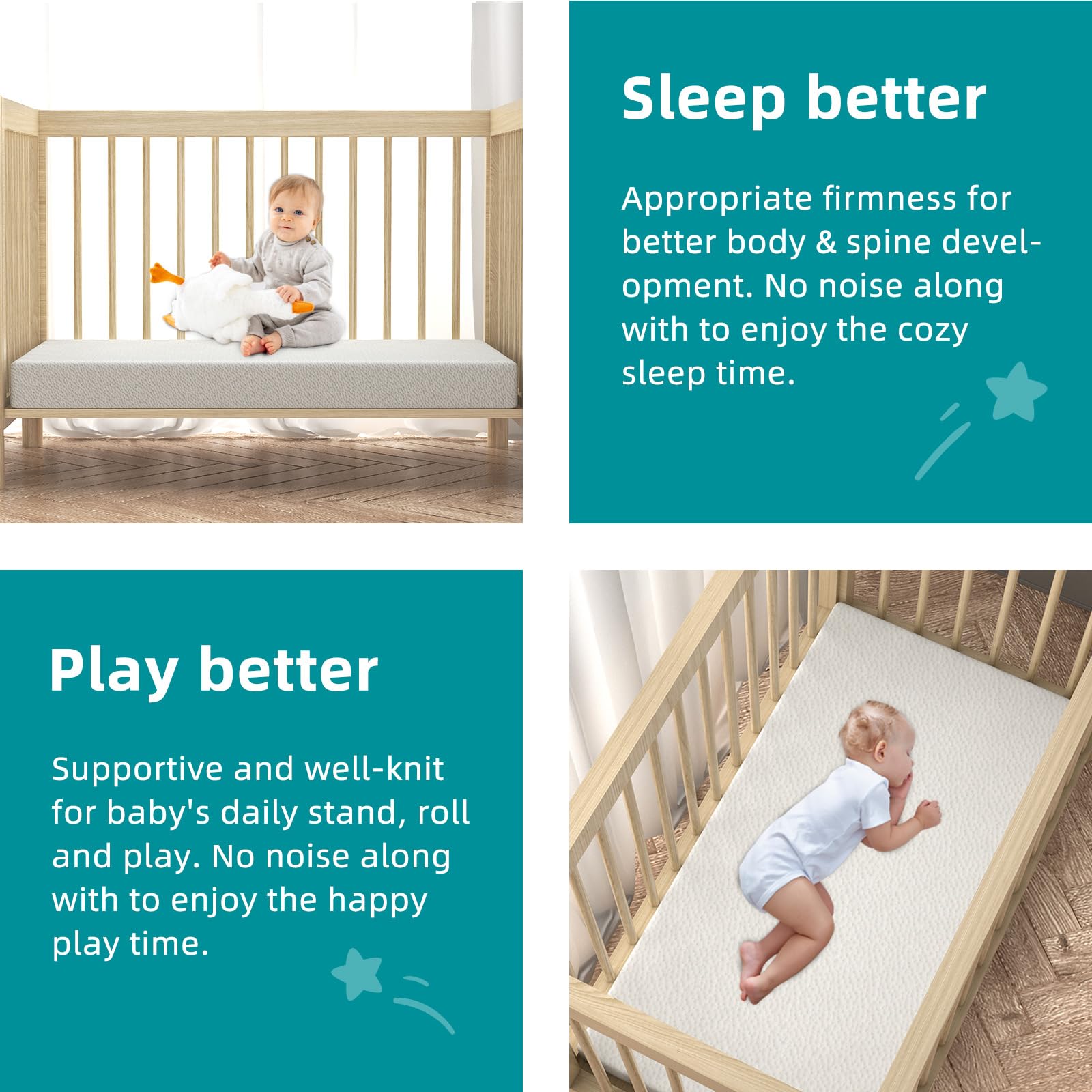 Moonlightfamily removable washable cover for quick everyday cleanup.