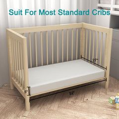 Moonlightfamily high-density CertiPUR-US foam provides medium-firm support.
