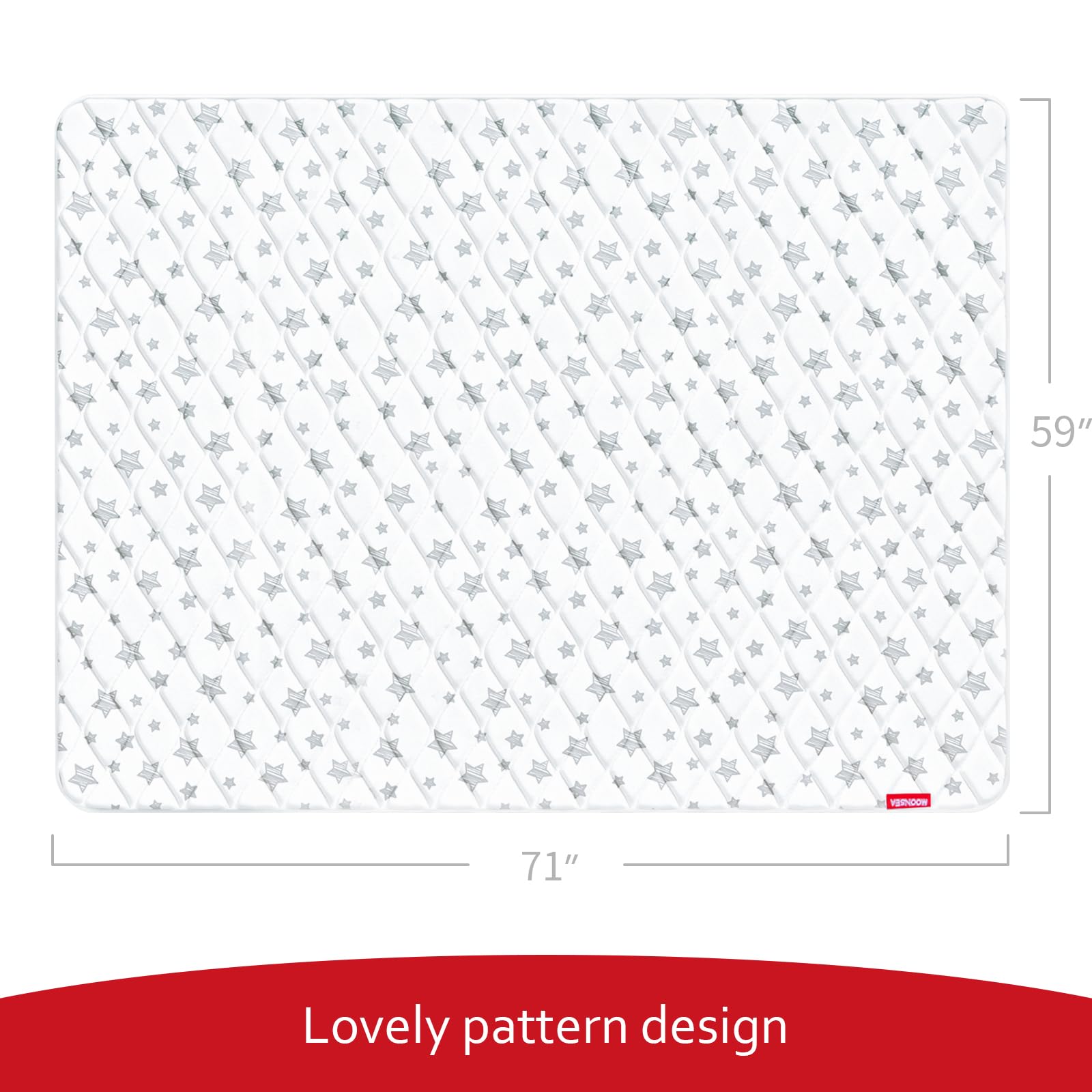 Moonsea baby-crawling-mat-soft-surface invites gentle movement and tummy-time play.