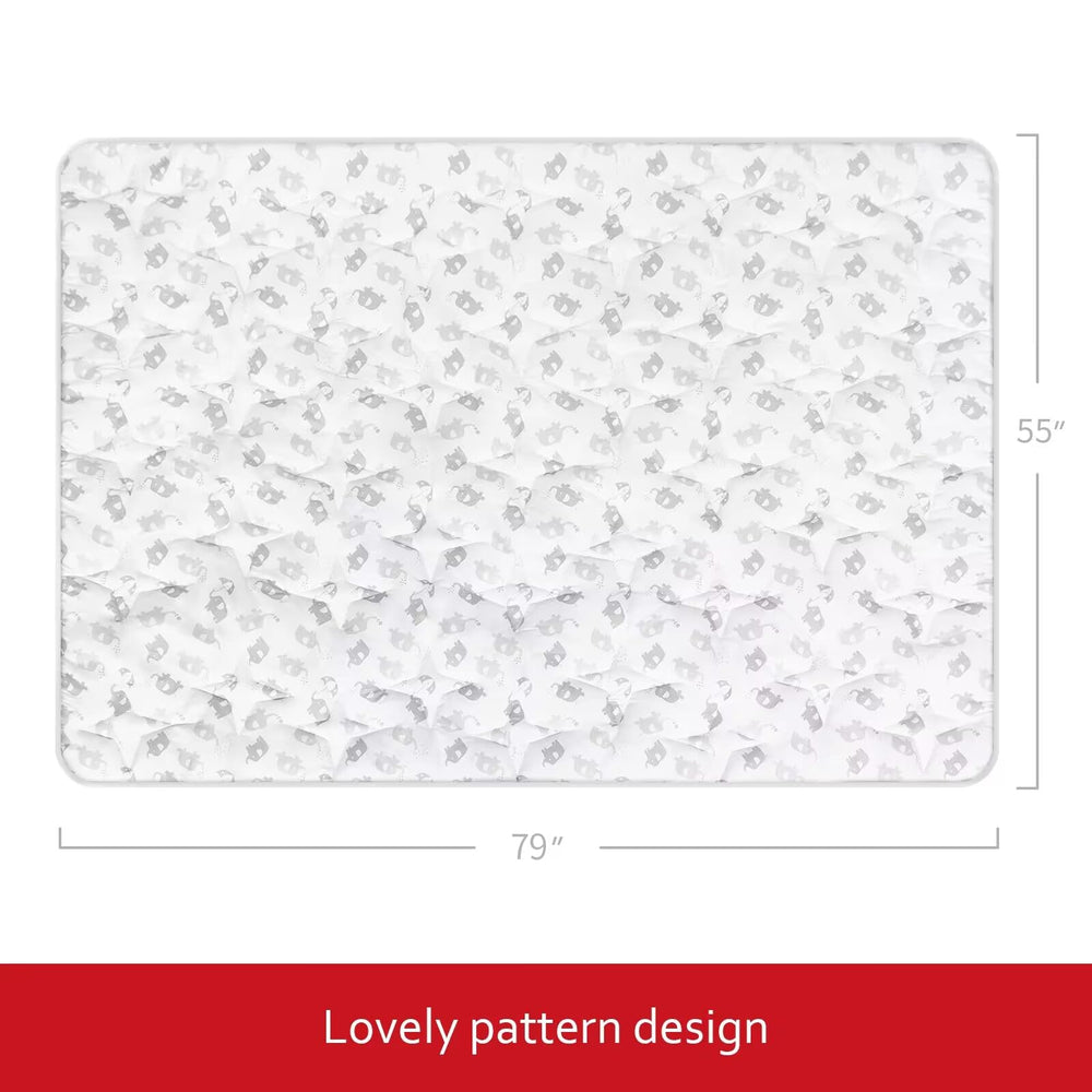 Moonsea baby play mat has soft fabric for sensory comfort during exploration.