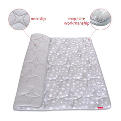 Moonsea baby playpen mat soft padding closeup highlights cozy crawling comfort
