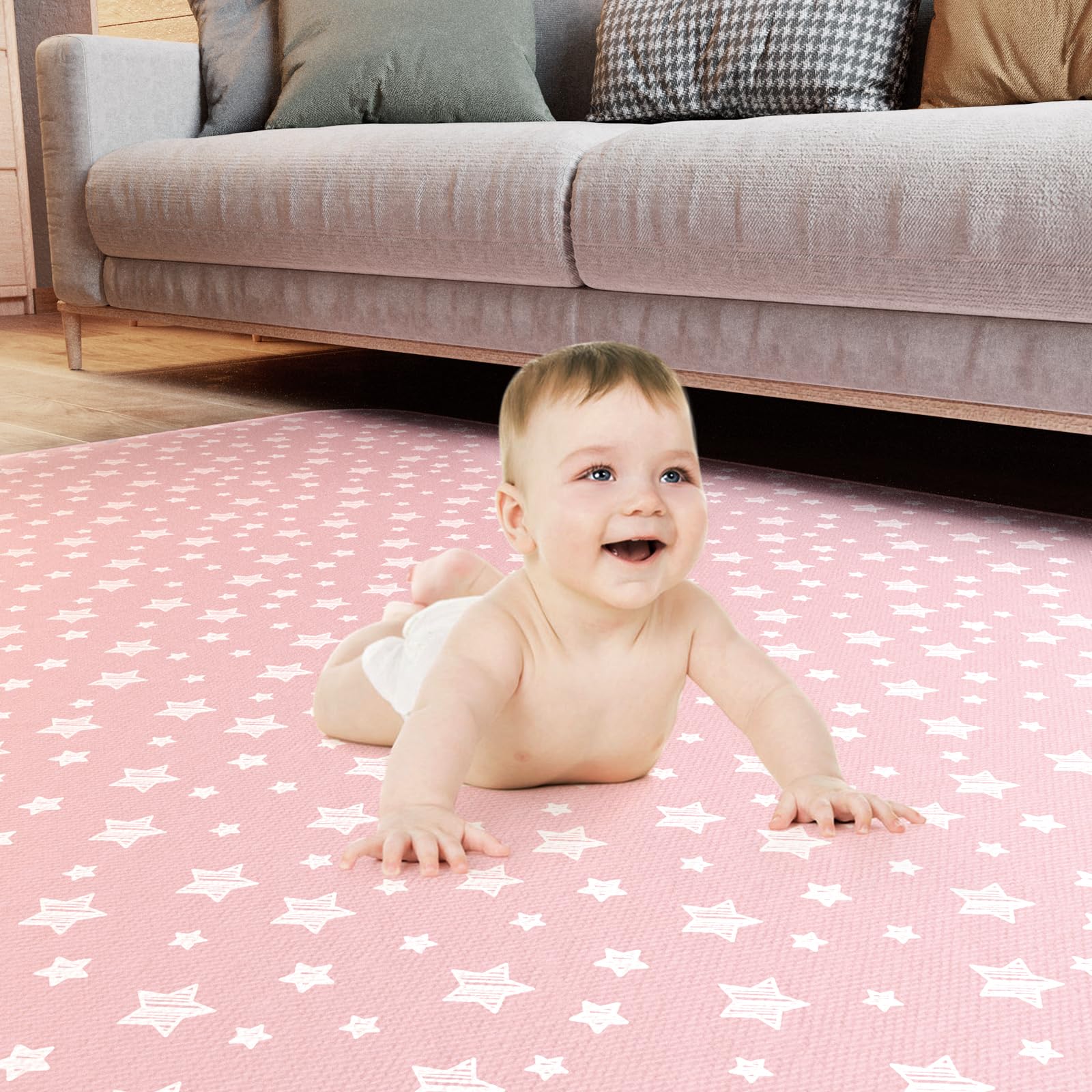 Moonsea Splat Mat ideal under highchairs for meals and art.