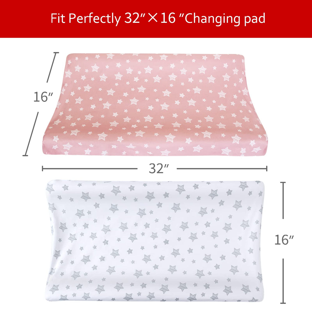 Moonsea changing pad cover fade-resistant fabric closeup emphasizes long-lasting color