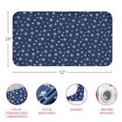 Moonsea crib sheets 4 pack colorful patterns arranged to coordinate nursery decor