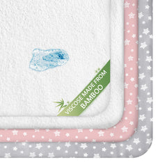 Moonsea crib sheets 4-pack in soft microfiber for gentle baby sleep