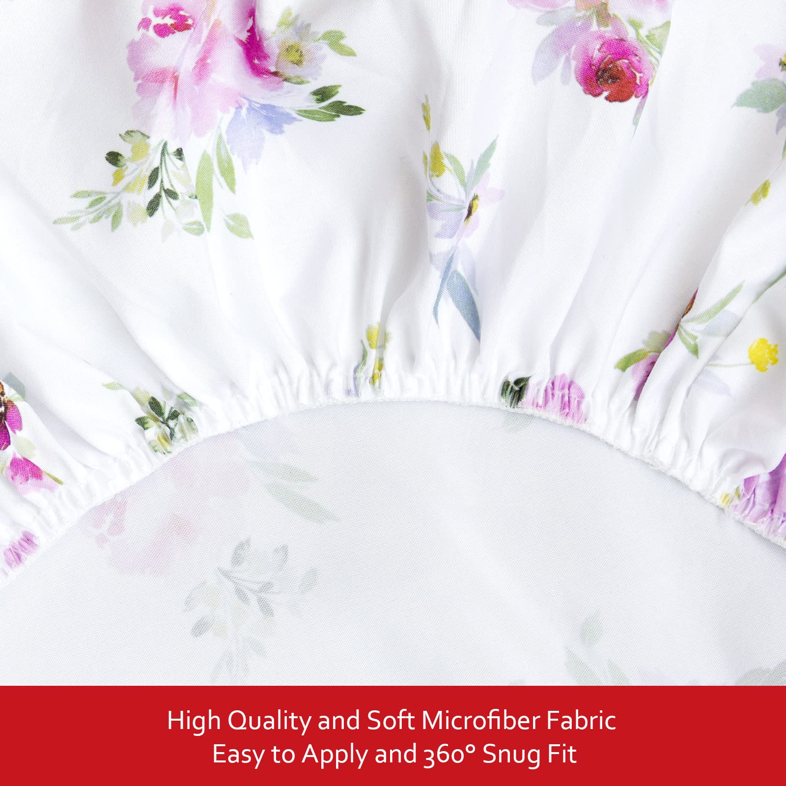 Moonsea crib sheets soft-breathable-fabric provides airy sleeping environment for baby
