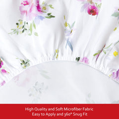 Moonsea crib sheets soft-breathable-fabric provides airy sleeping environment for baby
