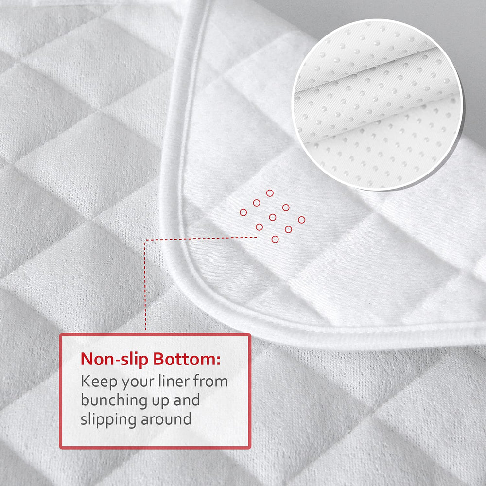 Moonsea diaper changing pad liner absorbent middle handles spills during changes