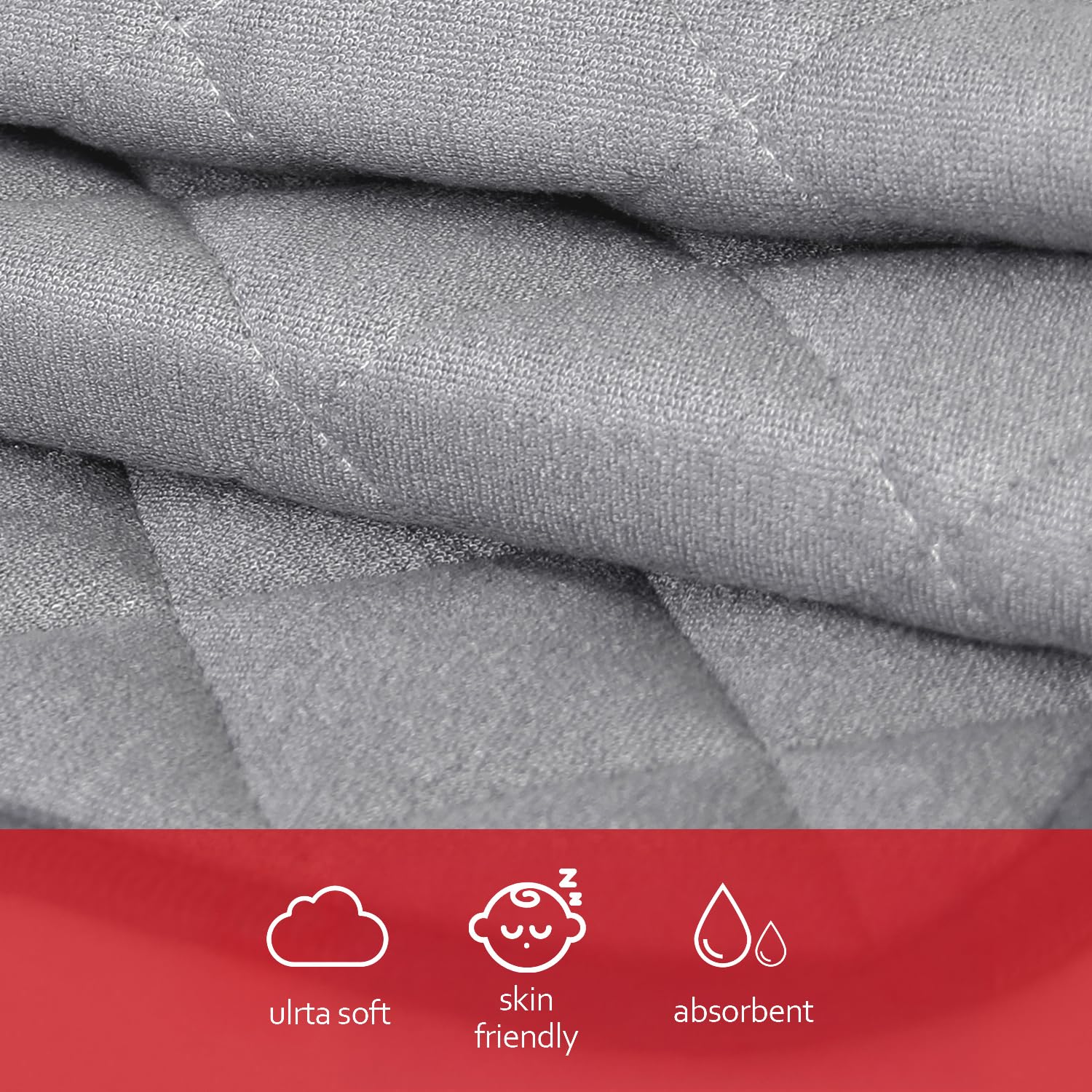 Moonsea liner used on bassinet pad to keep baby dry during naps