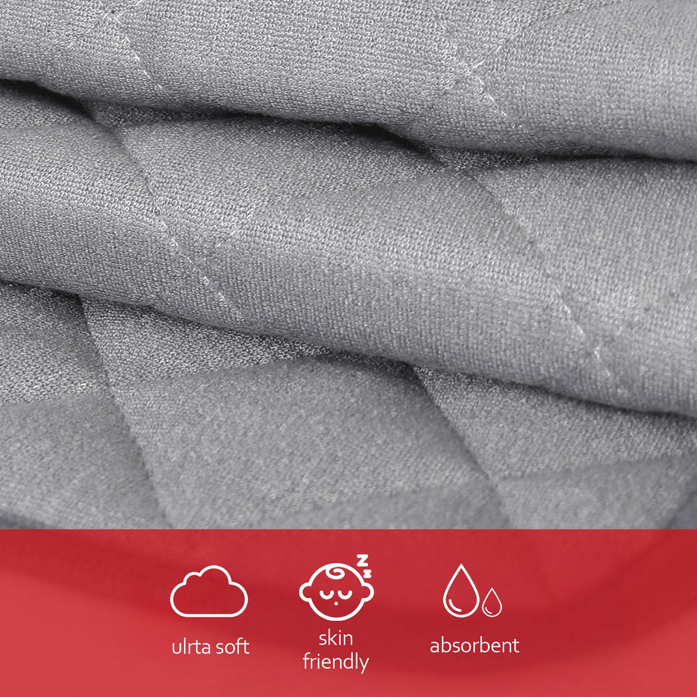 Moonsea liner used on bassinet pad to keep baby dry during naps