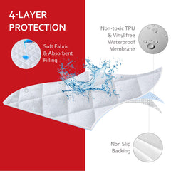 Moonsea liner waterproof middle layer helps prevent leaks during changes