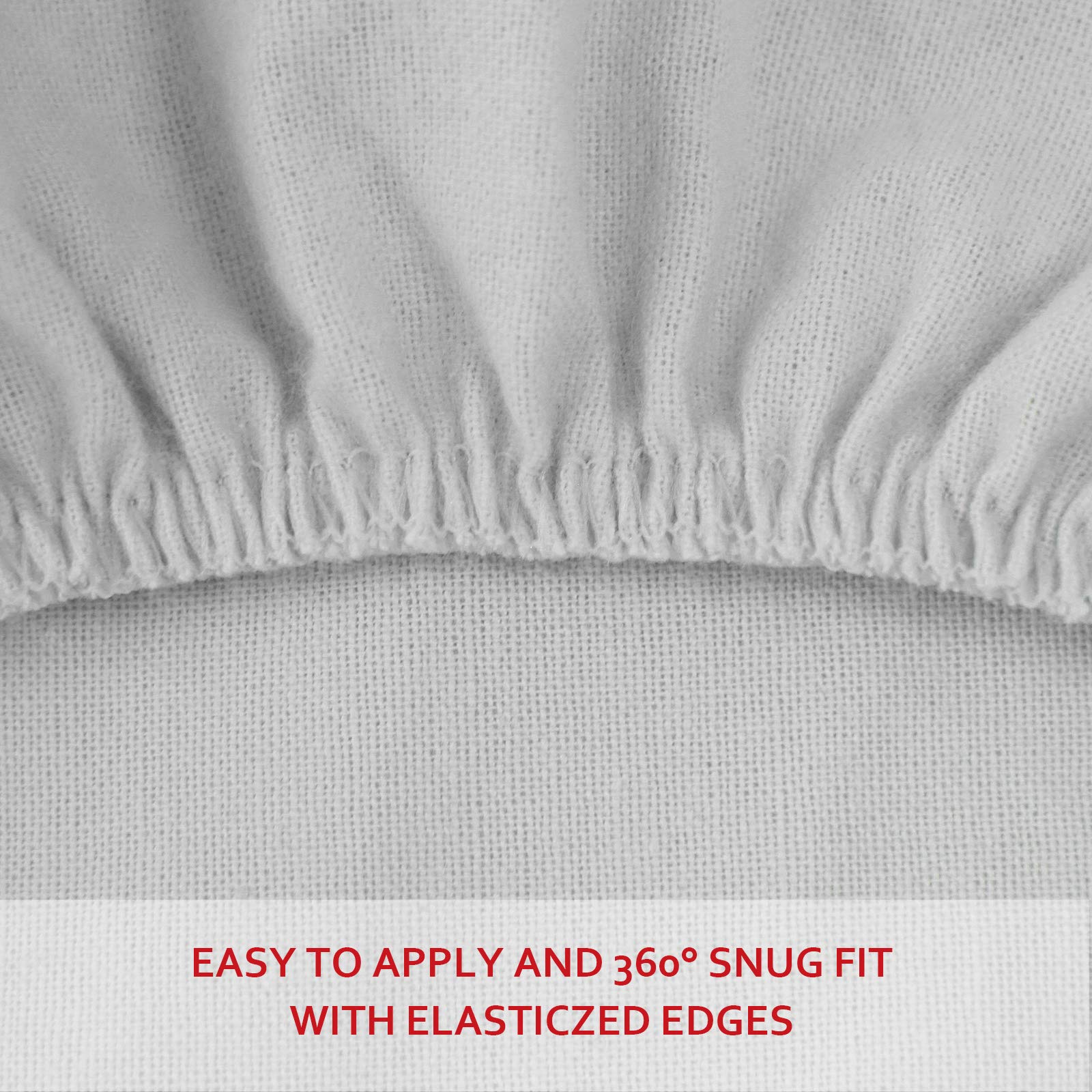 Moonsea flannel crib sheet wash care demonstrates easy machine wash.