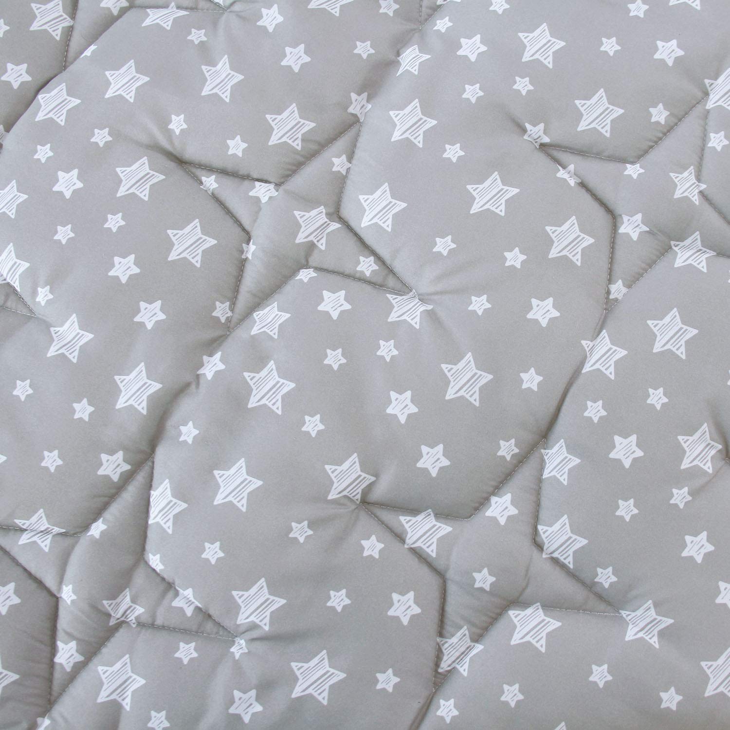 Moonsea hexagon playpen mat underside non-slip keeps play area steady