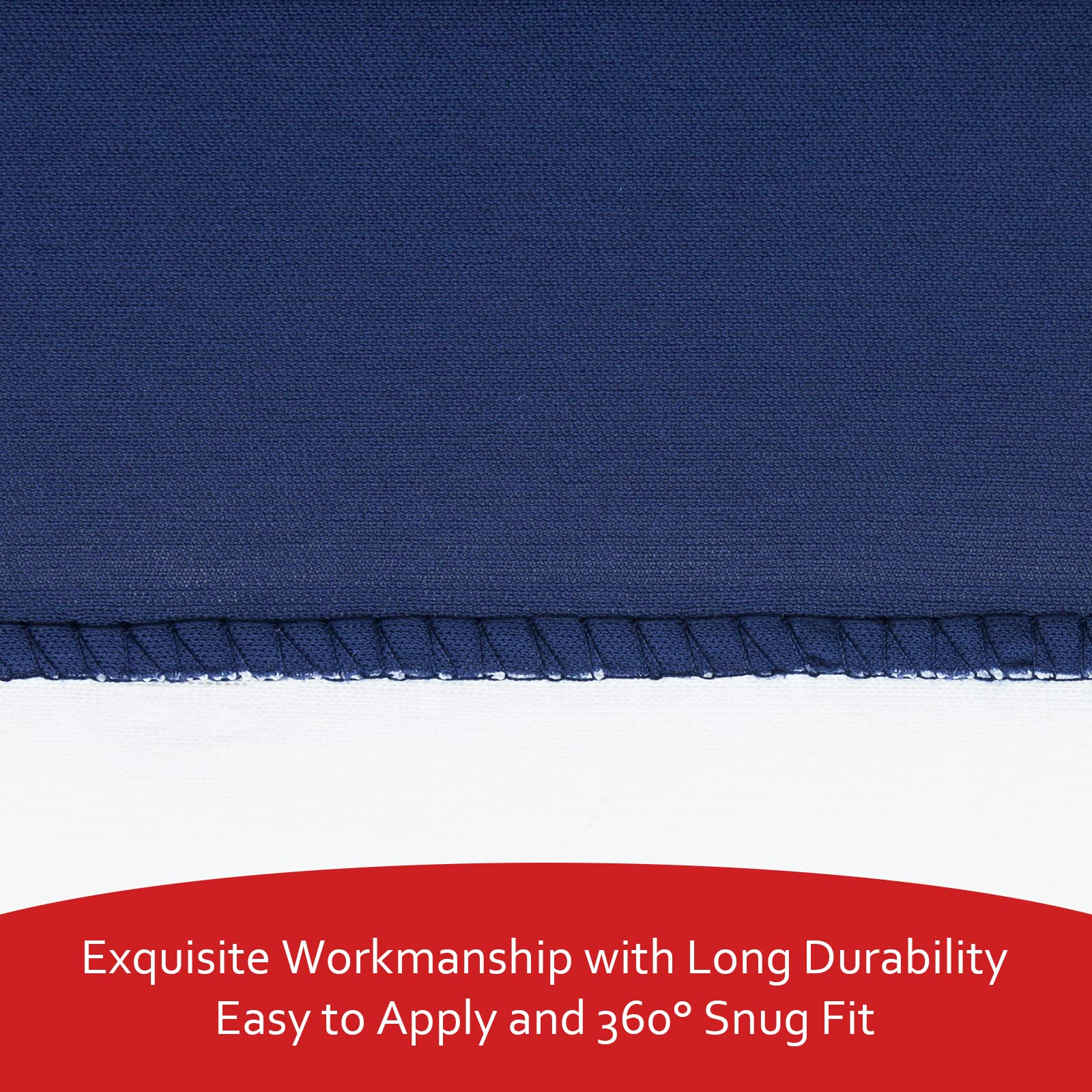 Moonsea mattress pad quilted detail reveals cushioned, quiet comfort during quiet time