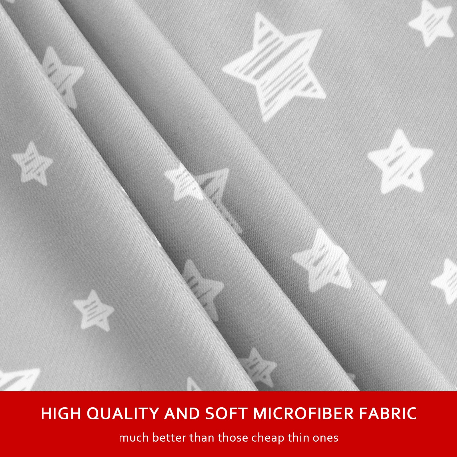 Moonsea mini crib sheets 100% microfiber are breathable and fade-resistant for long-lasting use.