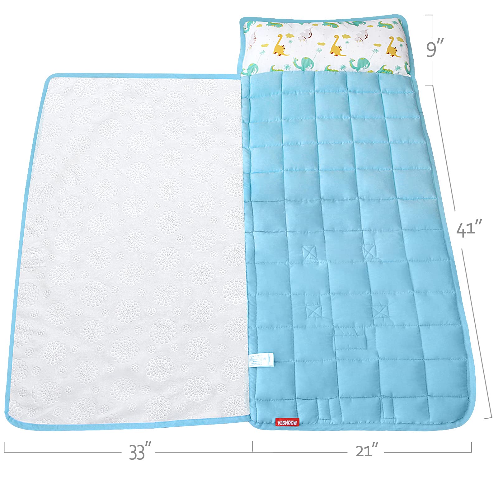 Moonsea nap mat 21x50 size fits standard cot for quick setup