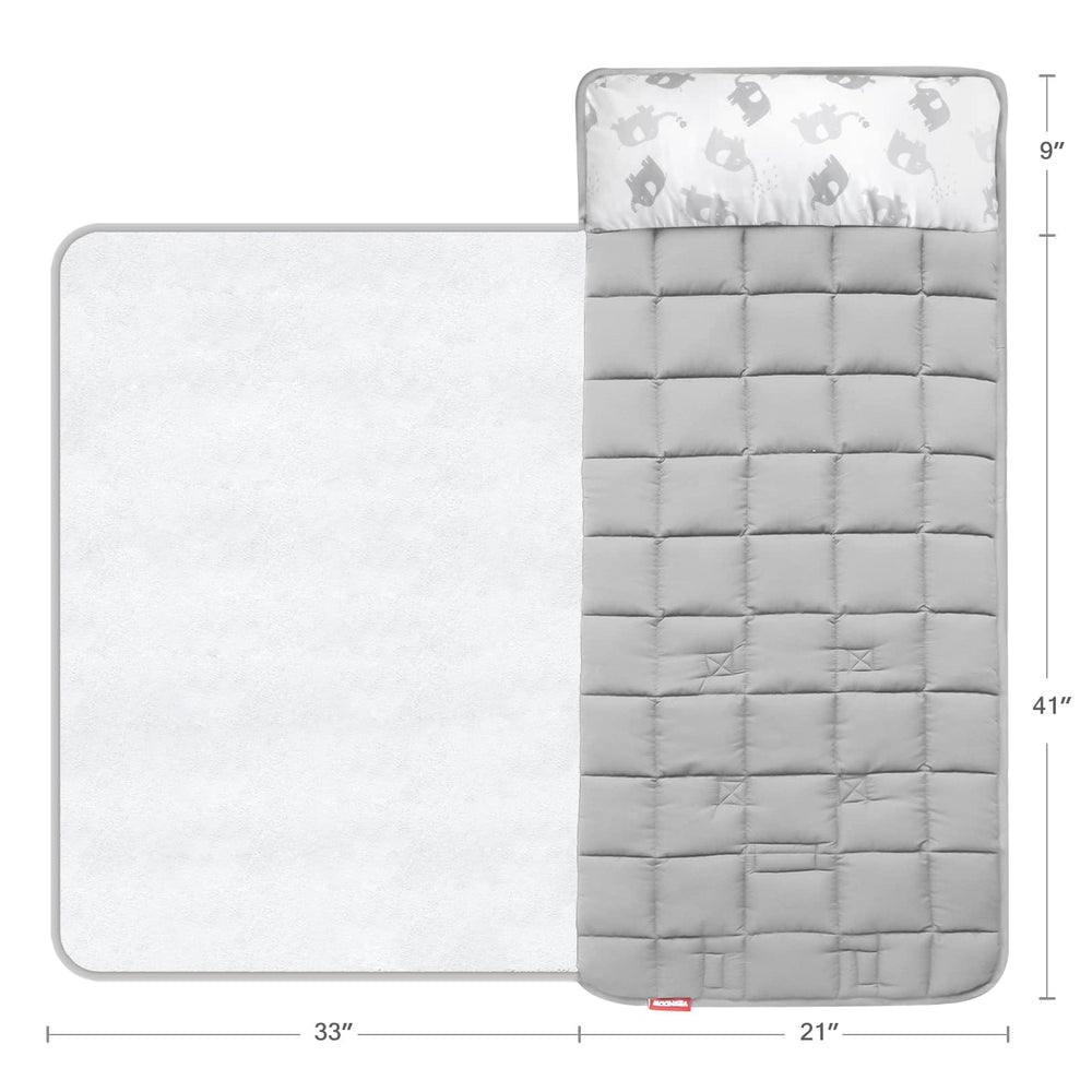 Moonsea nap mat blanket-fleece-lining adds warmth and soft comfort during rest