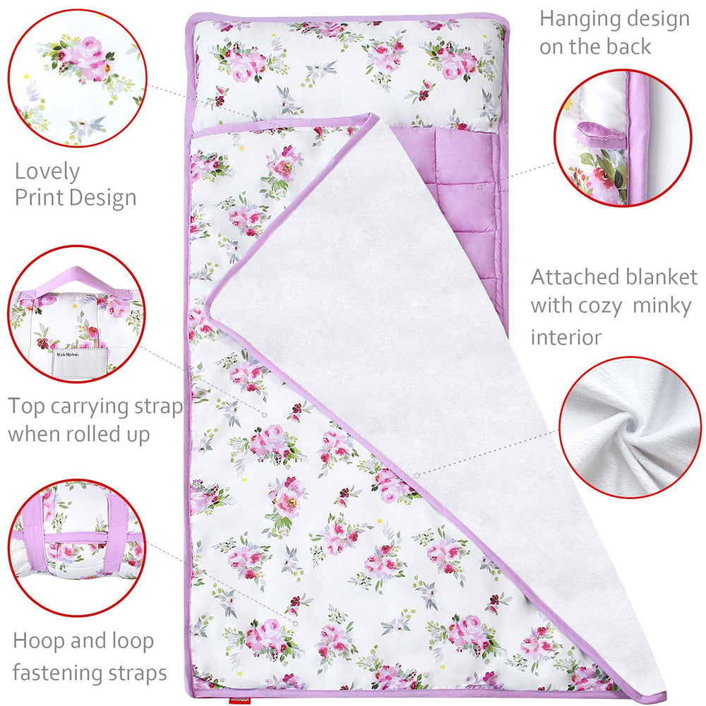 Moonsea Nap Mat blanket fleece provides extra warmth for cozy rest.