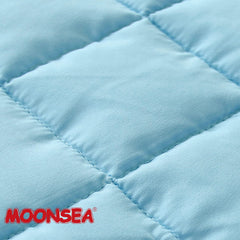 Moonsea nap mat carrying handle ready for daycare or school use