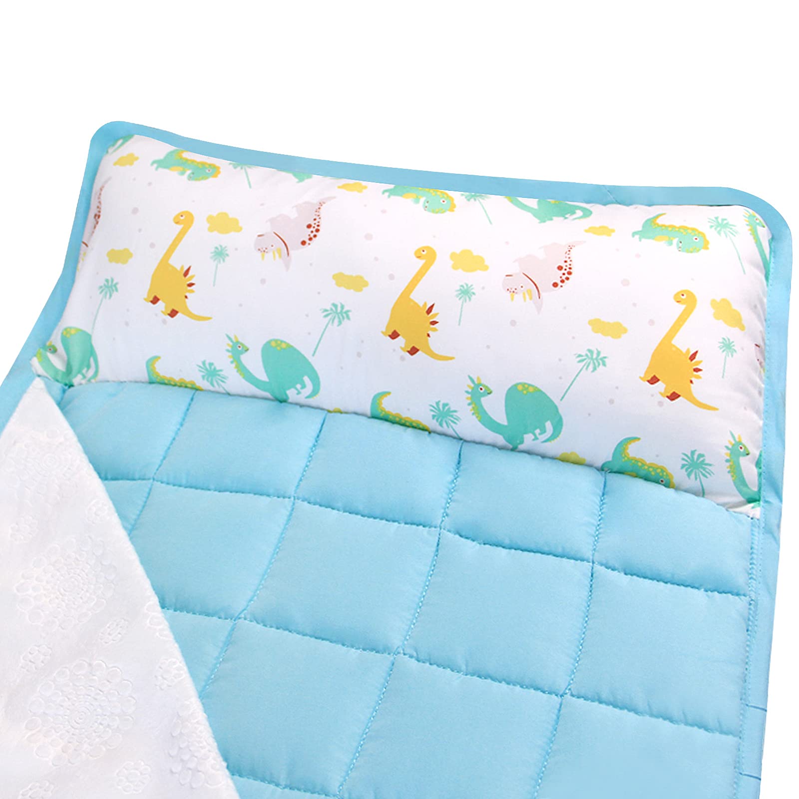 Moonsea nap mat dinosaur pattern colors ideal for preschool naps