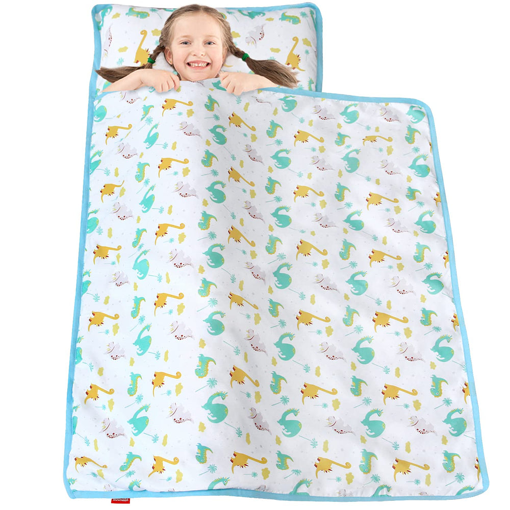 Moonsea nap mat easy-care fabric is machine washable for busy homes