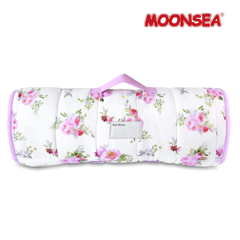 Moonsea Nap Mat wash care cold wash for easy cleaning.