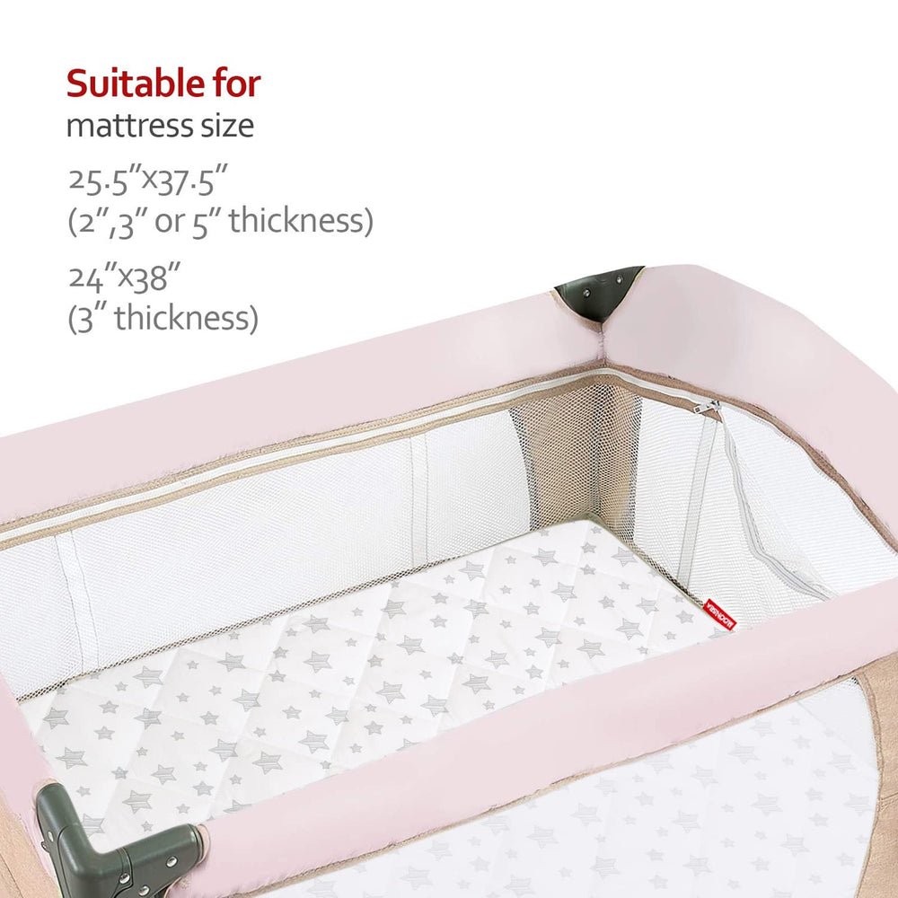 Moonsea breathable design demonstrates balanced temperature for naps and play.