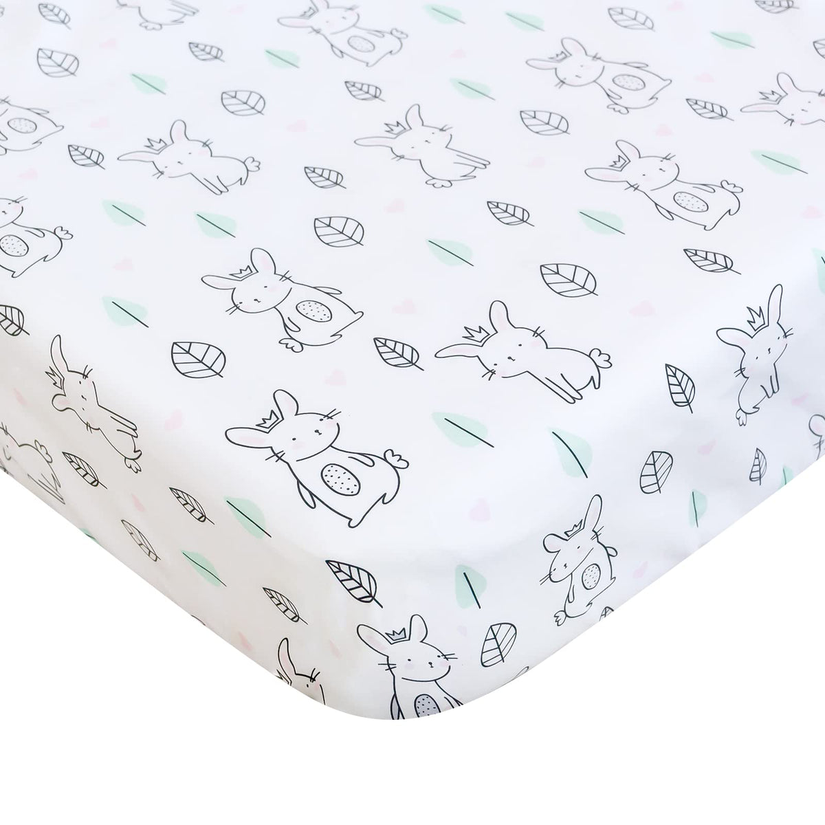 Moonsea pack-and-play-sheets elastic band provides a secure fit.