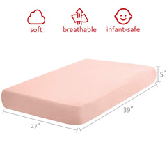 Moonsea pack n play sheet snug fit 5 inch depth keeps mattress secure