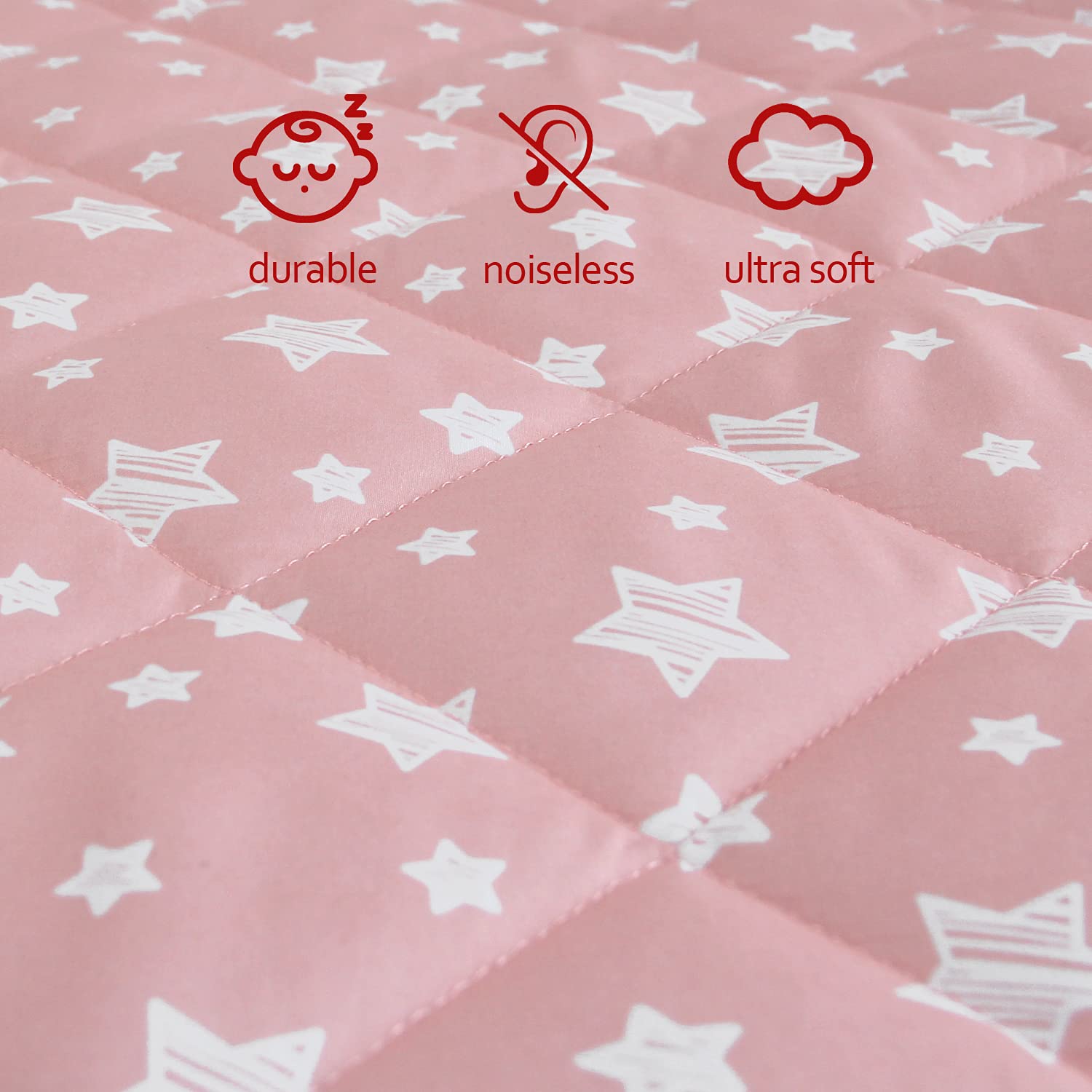 Moonsea pack n play sheet top microfiber surface feels soft against baby's skin.