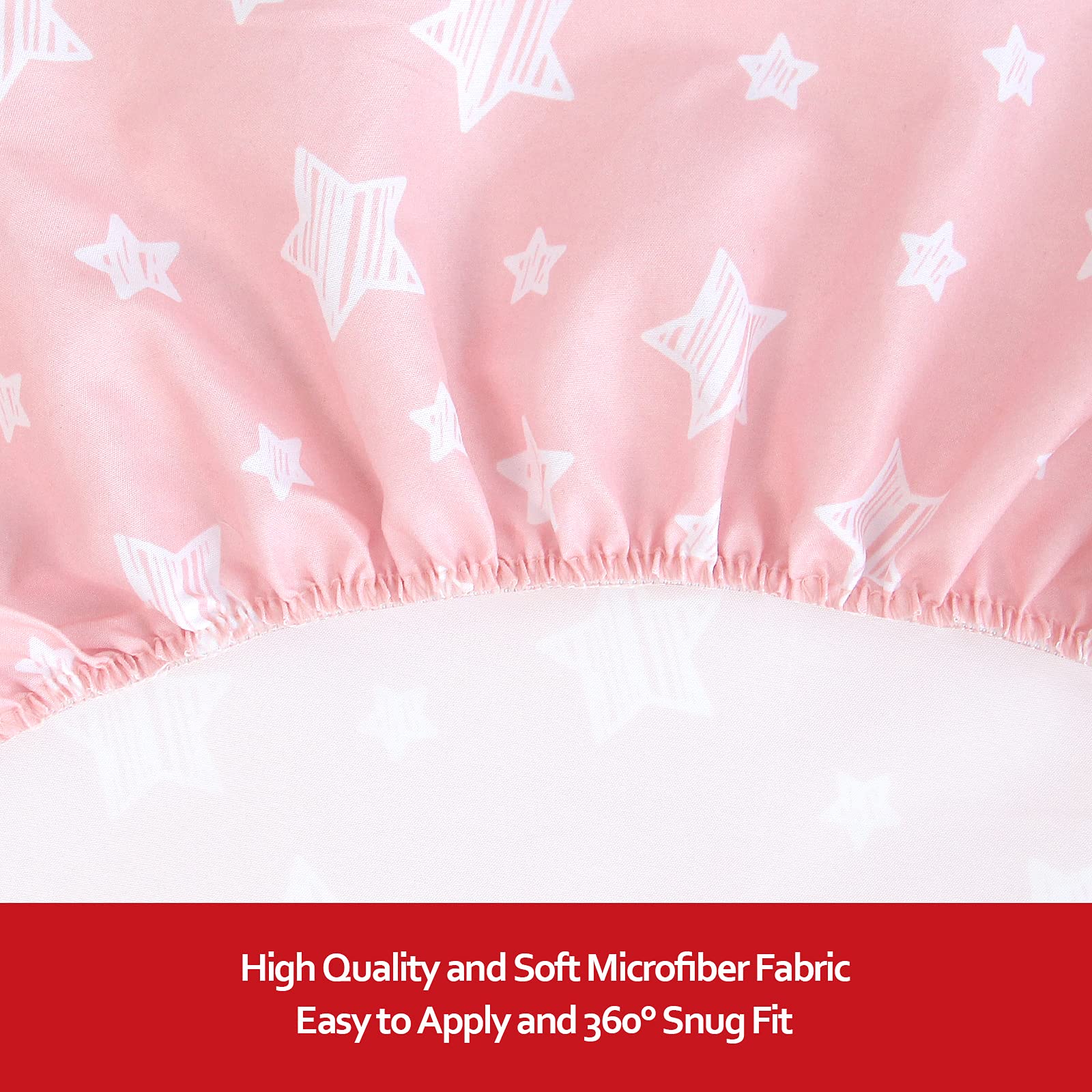 Moonsea elastic-edge close-up demonstrating full-edge stretch for a snug fit