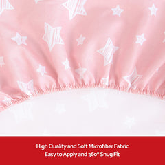 Moonsea elastic-edge close-up demonstrating full-edge stretch for a snug fit