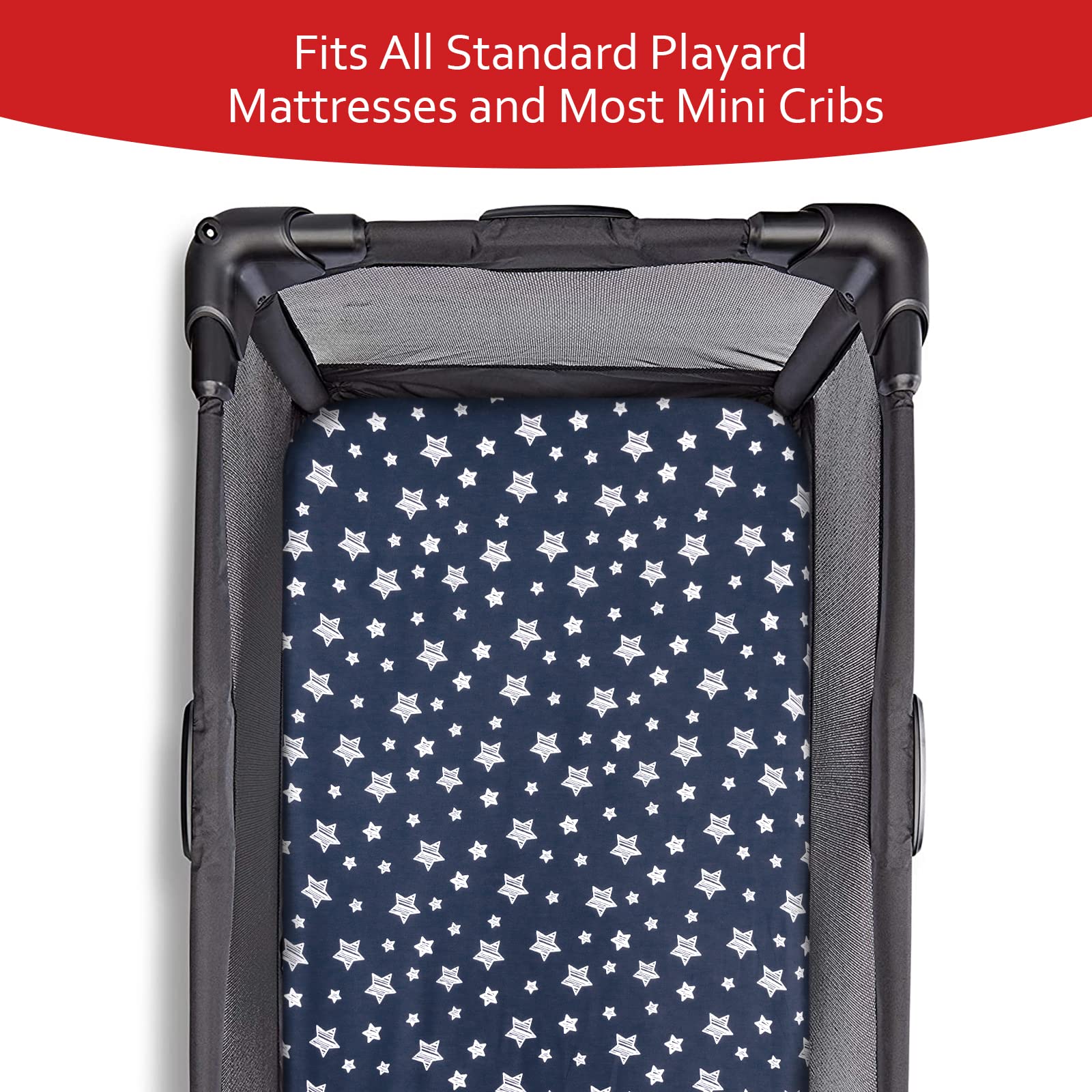 Moonsea Pack N Play Sheets are machine washable for easy daily care