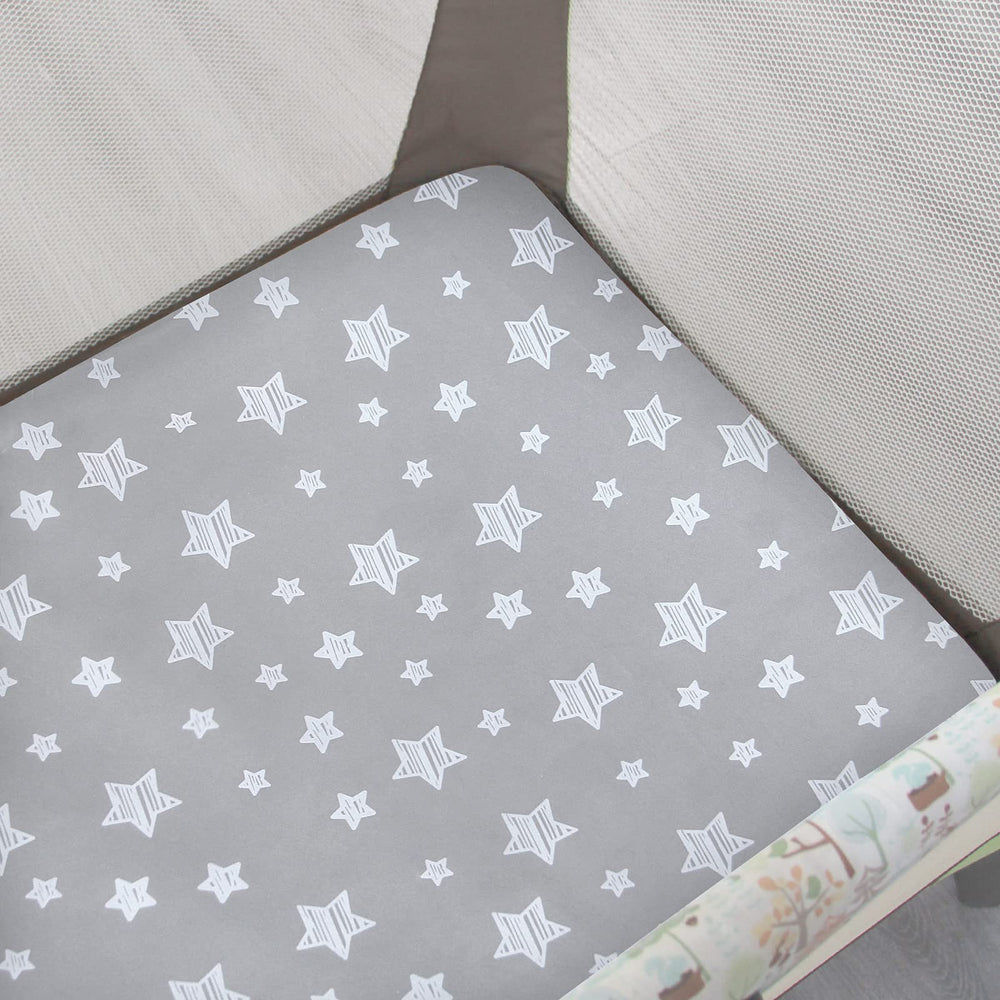 Moonsea sheets closeup showing soft microfiber fabric for gentle newborn comfort