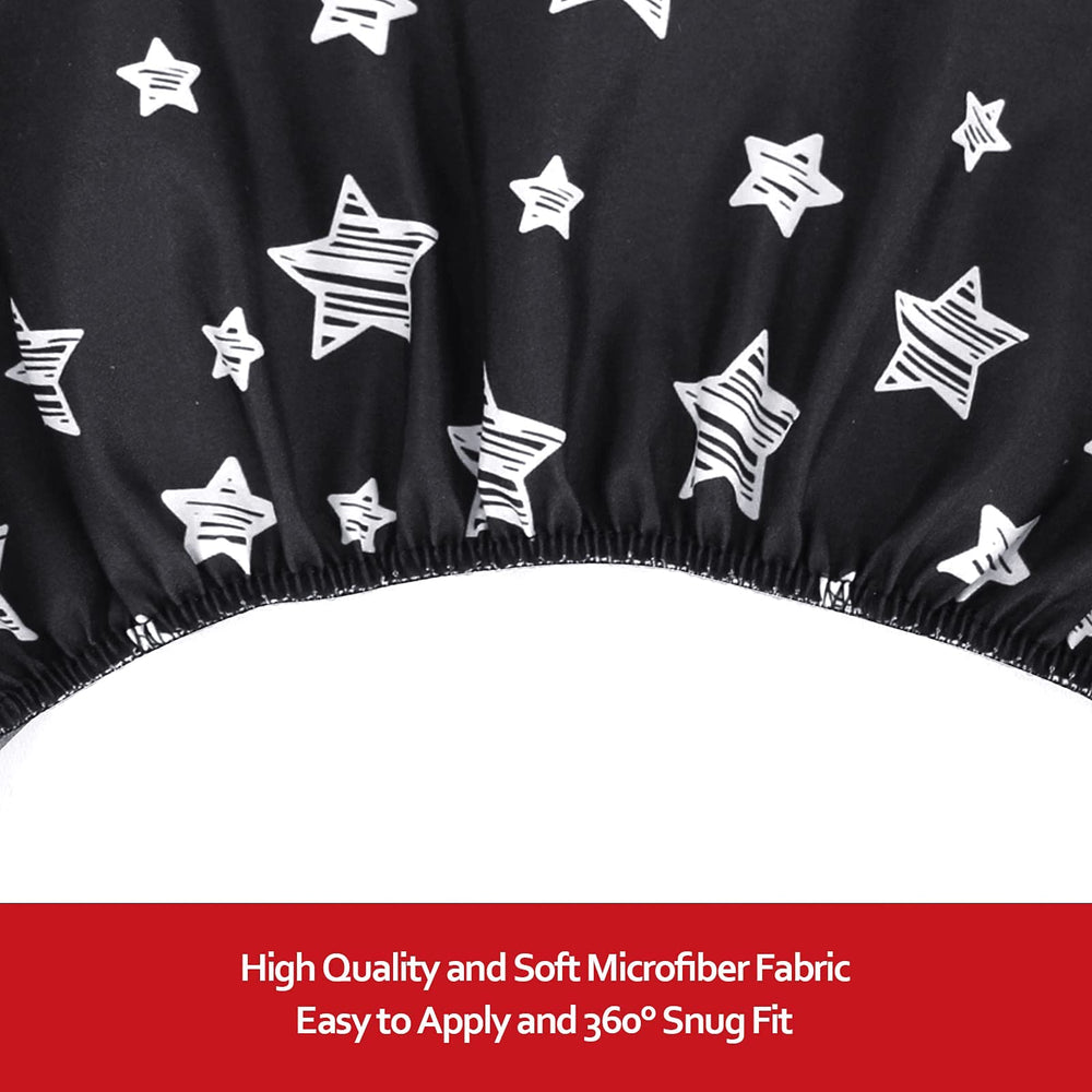 Moonsea Pack N Play Sheets two-pack demonstrates coordinated colors for easy pairing.