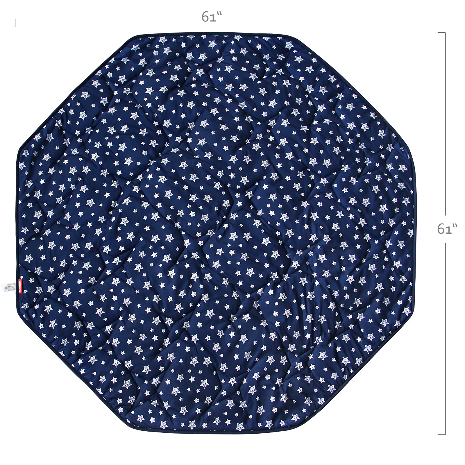 Moonsea playpen mat navy compatible with Regalo 8-Panel My Play