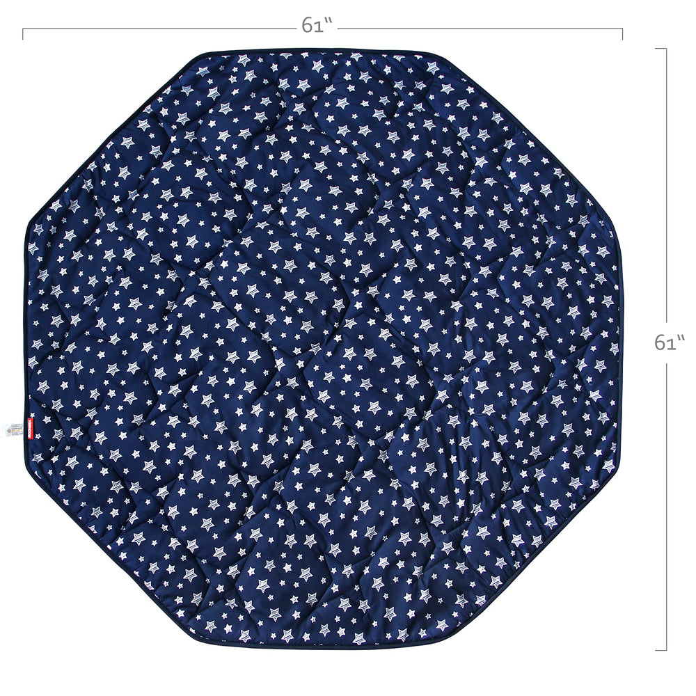 Moonsea playpen mat navy compatible with Regalo 8-Panel My Play