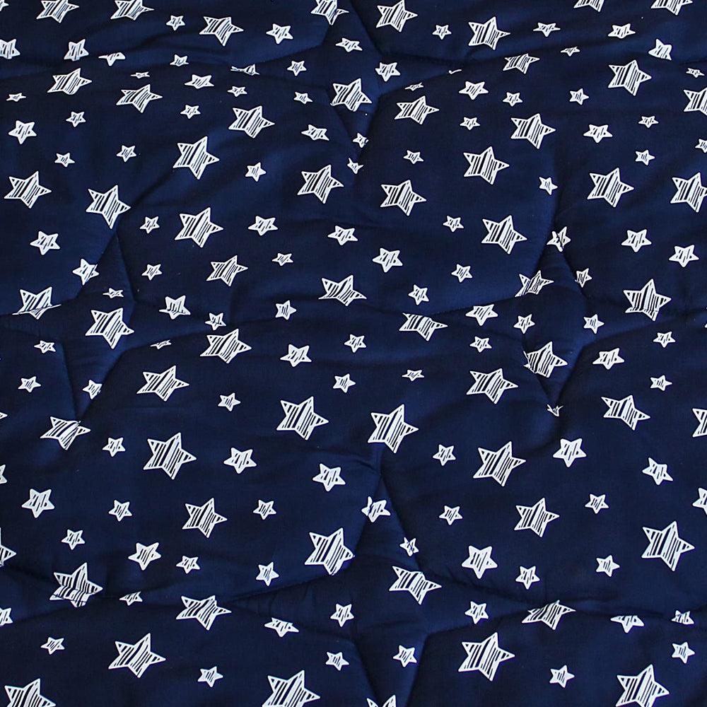 Moonsea playpen mat navy non-slip back keeps baby play area stable