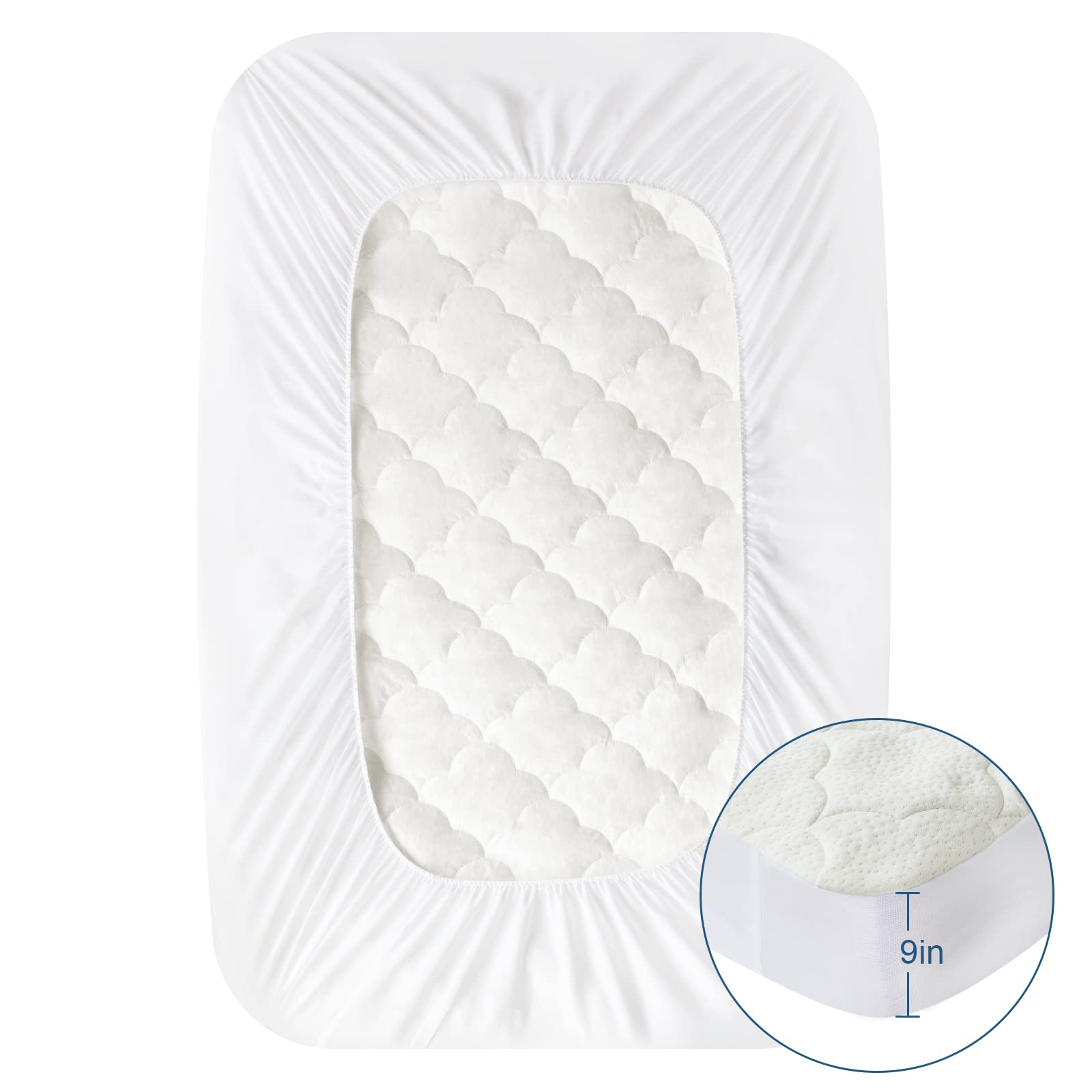 Moonsea travel bed cover is machine washable for easy care on the go.