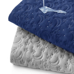 Moonsea waterproof pack n play mattress cover in use protects against spills during naps