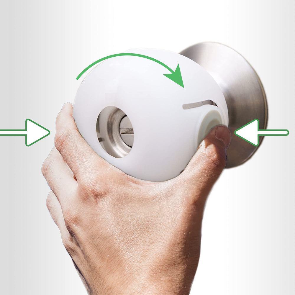 Moonybaby door knob safety cover materials eco-friendly PP and TPR for child-safe homes.