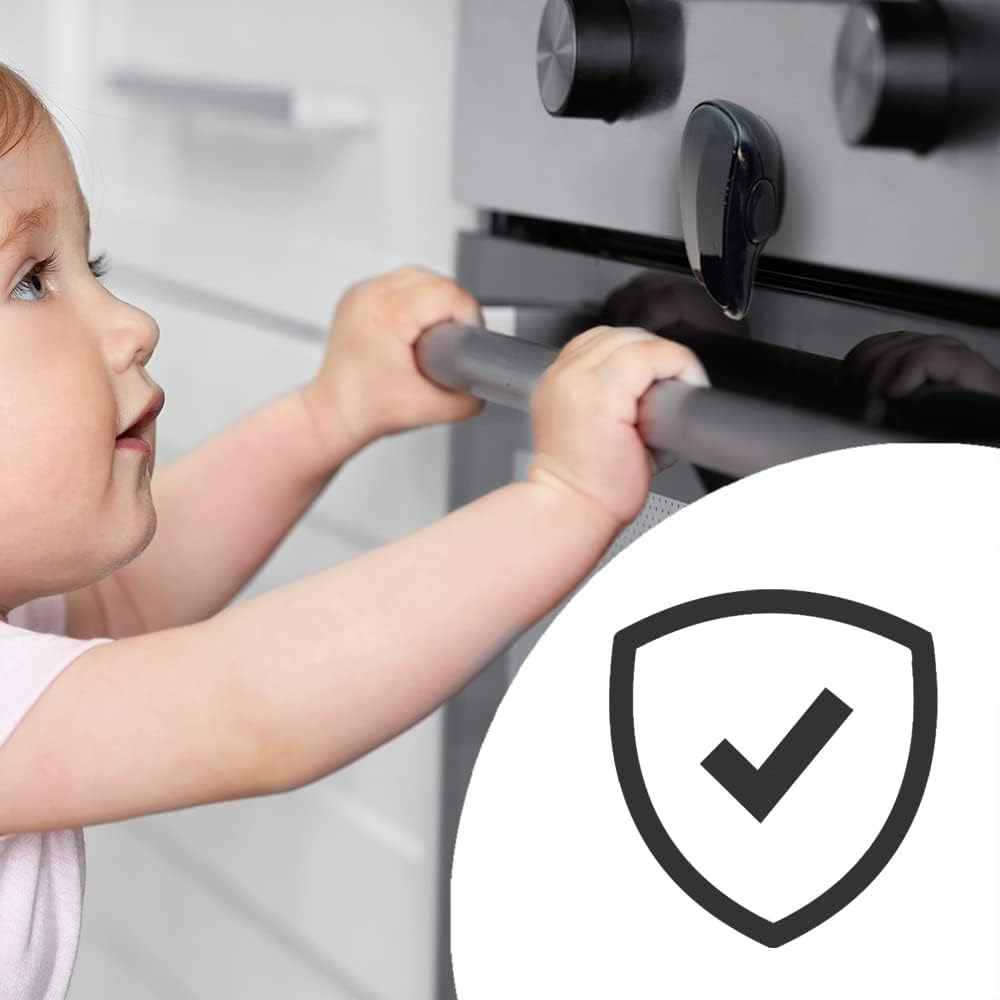 Moonybaby oven door lock installation, no tools required, quick setup.