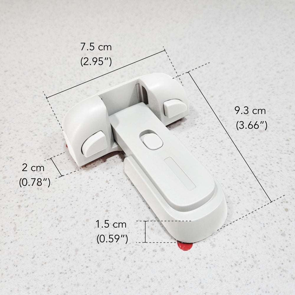 Moonybaby removable lock can be removed with heat, no residue