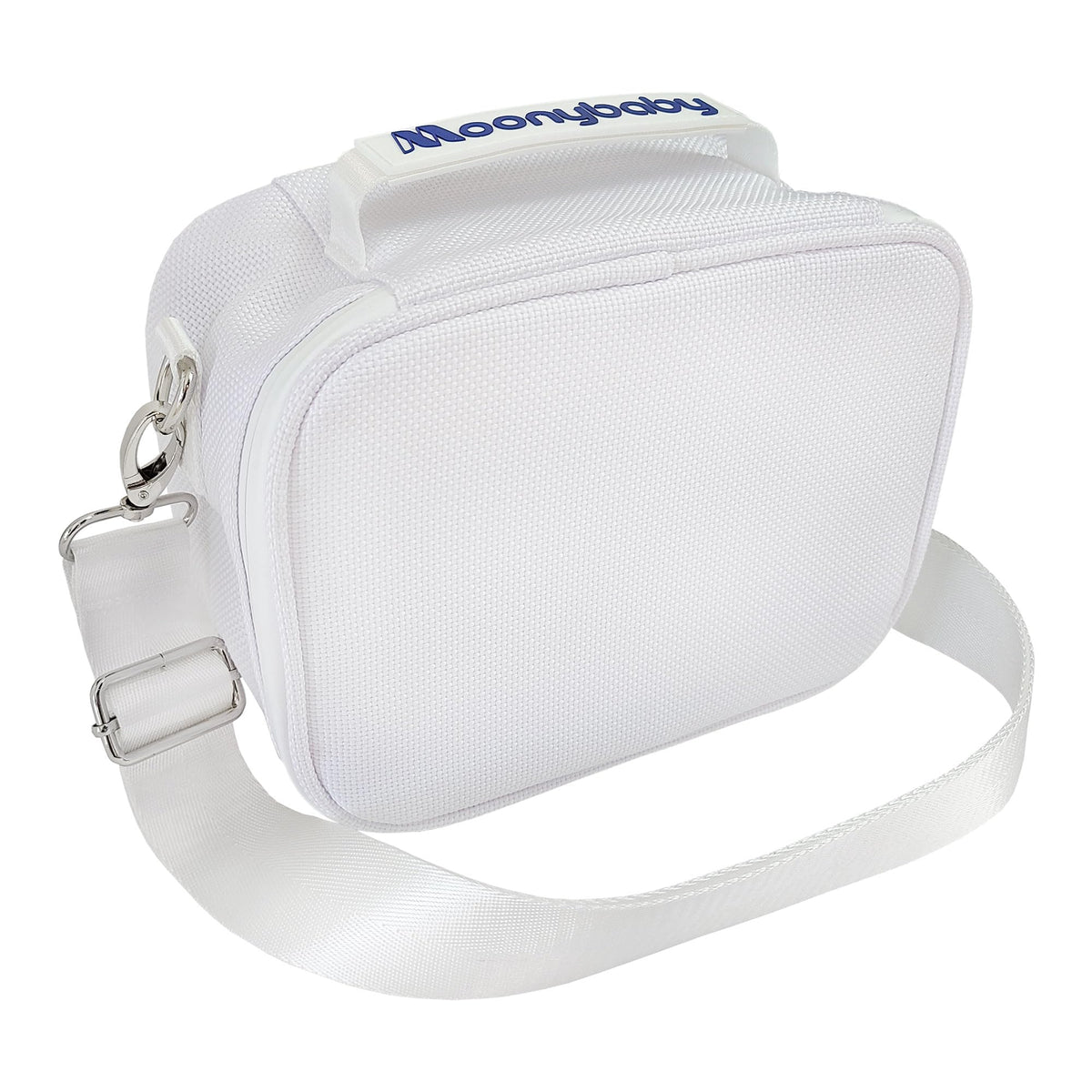 Moonybaby travel bag front view with protective padding for 7-inch monitors