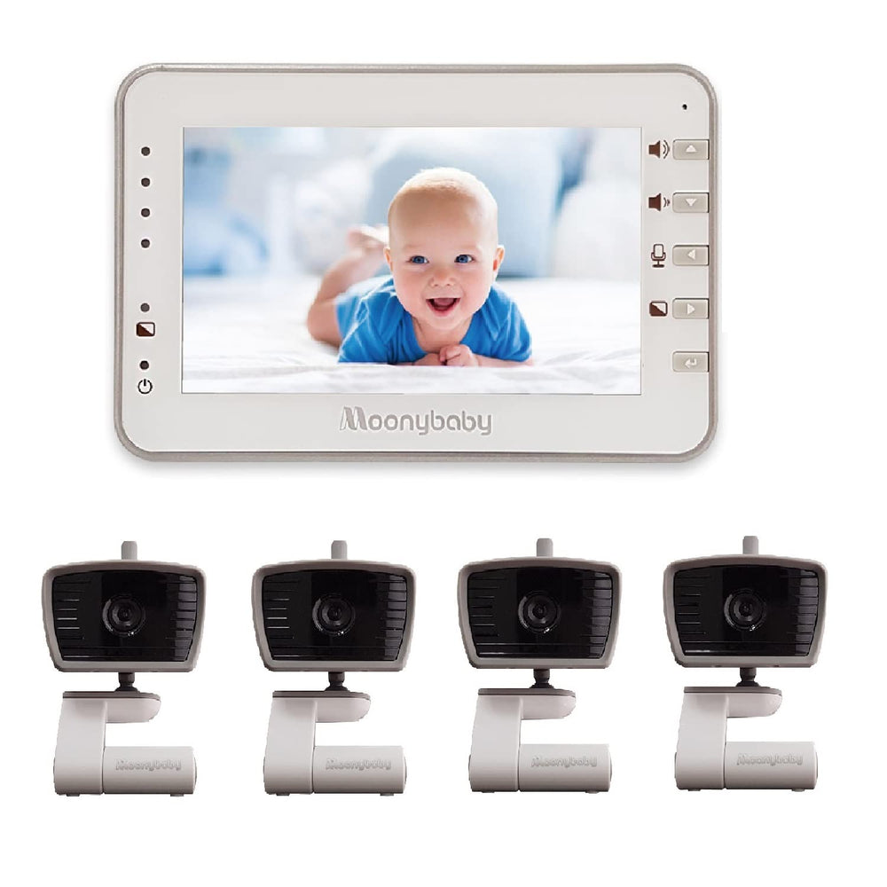 Moonybaby Trust 30 monitor lullabies feature for soothing bedtime routines.
