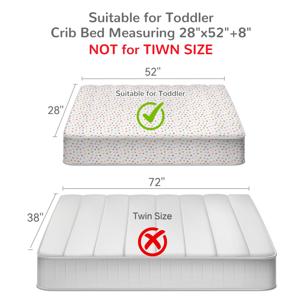 Mooreeke toddler room setup featuring green bedding in a tidy space