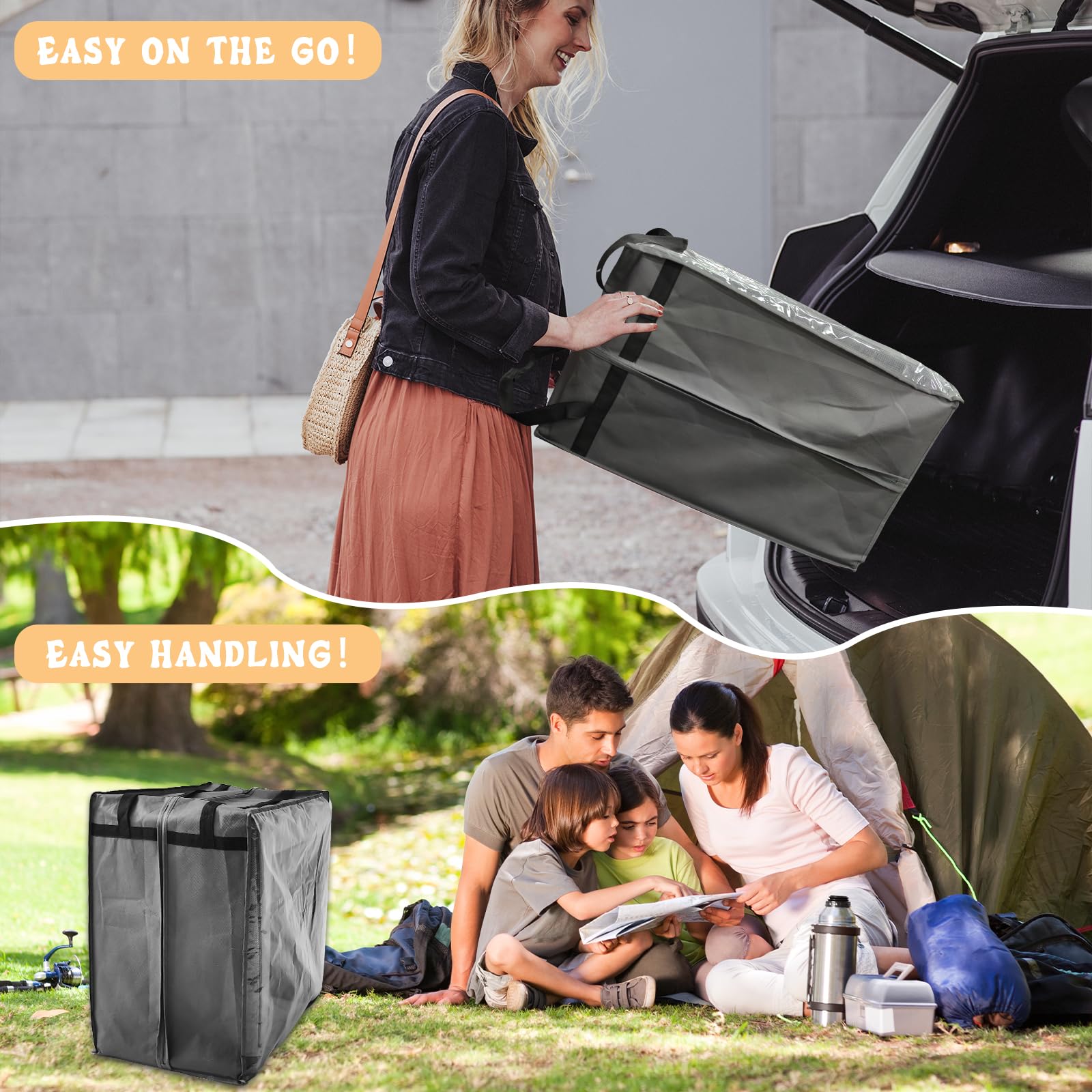 MOOZHEALTH compact lightweight travel bed fitting in car trunk or suitcase